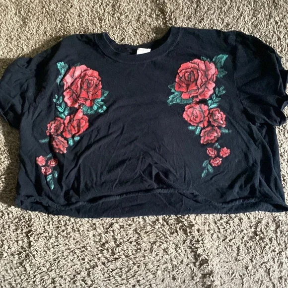 Rose Crop Top - Picture 1 of 1